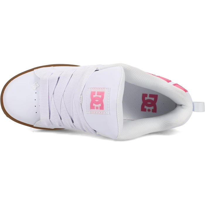Кросівки DC Shoes Court Graffik для жінок (41 EU, білий рожевий гумовий)