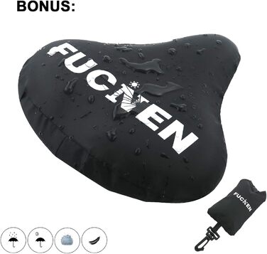 Покриття для велосипедного сидіння з гелевою подушкою, 27 x 25 см (фіолетовий)