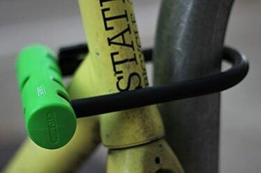 Замок велосипедний ABUS Ultra 410 з кріпленням SH34-H та тросом Cobra 10/120 - рівень захисту 8 (чорний/зелений)