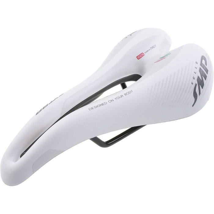 Сідло для велосипеда SMP Selle Extra Color Edition, біле, універсальний розмір, 100% без тиску, для MTB та шосейних велосипедів