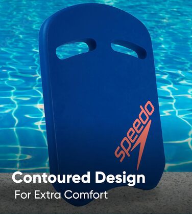 Плавальна дошка Speedo для дорослих, неонова мандаринова/синій вогонь, універсальний розмір