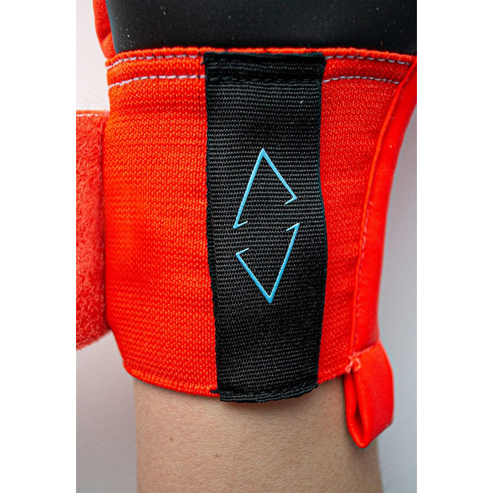 Воротарські рукавички Reusch Attrakt Gold X для дорослих, з відмінним зчепленням, внутрішнім швом, розмір 8, червоно-синьо-чорні