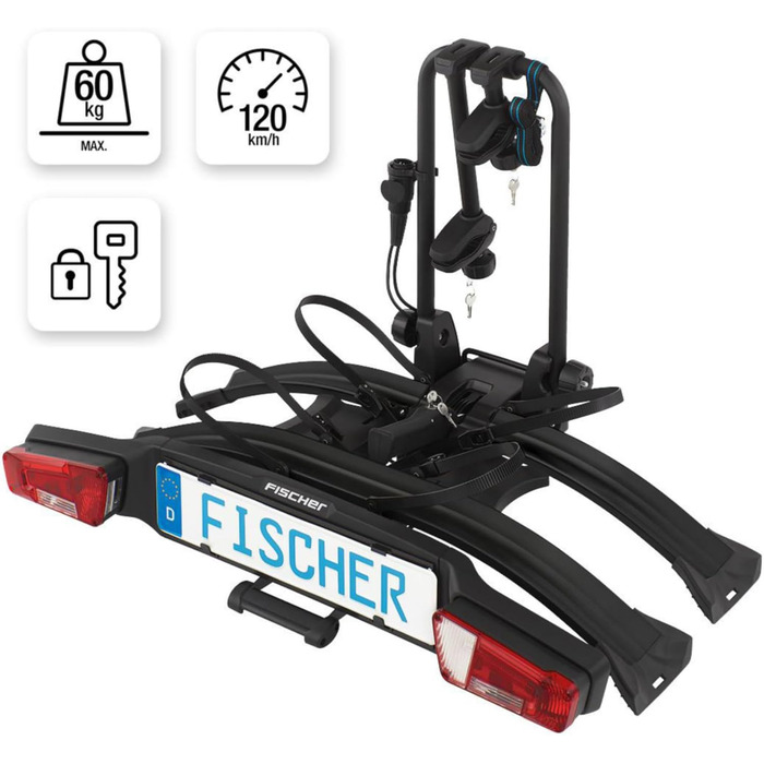 Велосипедний велотримач FISCHER Proline Evo 2 для автомобіля (RoadLine Black)