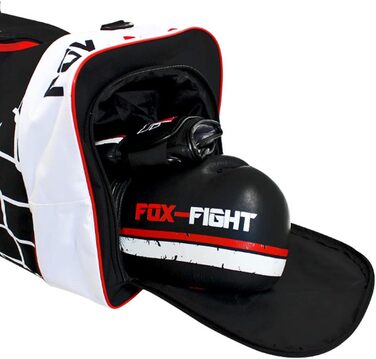 Спортивна сумка FOX-FIGHT Ultimate XL з відділенням для взуття, 82x32x32 см, для тренажерного залу, тренувань