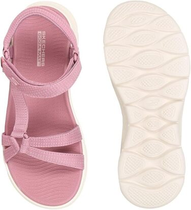 Сандли жіночі Skechers Go Walk Flex Sandal Sublime, 41 EU, Маув (Текстиль)