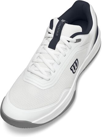 Тенісні кросівки Wilson Courtglide для чоловіків, біло-темно-синій, Quarry (44 2/3 EU, X-Weit)