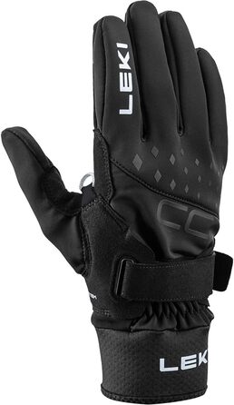 Рукавички LEKI CC Shark 6.5 чорні для спортивної ходьби