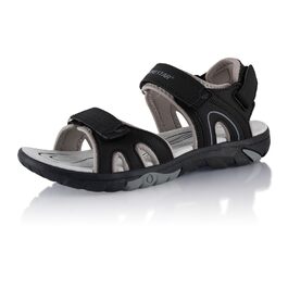 Сандалі трекінгові жіночі та чоловічі Fusskleidung літні легкі, з міцною підошвою, 43 EU, чорні