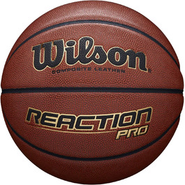 Баскетбольний м'яч Wilson Reaction Pro 6 коричневий, універсальний