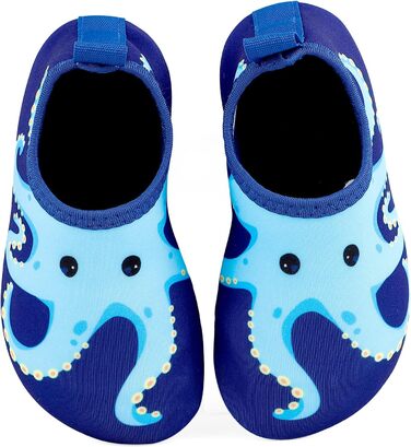 Дитячі шльопанці для плавання та басейну: антиковзкі, швидковисихаючі, для дівчаток та хлопчиків (22/23 EU, Navy Blue)