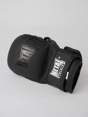 Рукавички для MMA METAL BOXE з великим пальцем, чорні, розмір L