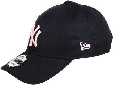 Кепка бейсболка New Era MLB 9Forty з логотипом команди NY/LA, чорно-рожева, регульована