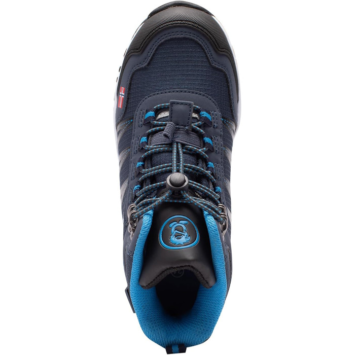 Дитячі трекінгові черевики Trolltunga Hiker Mid від Trollkids (28 EU, Темно-синій)