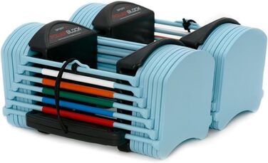 PowerBlock Sport 24: Регульовані гантелі, 1.4-10.9 кг, сталева конструкція, для дому