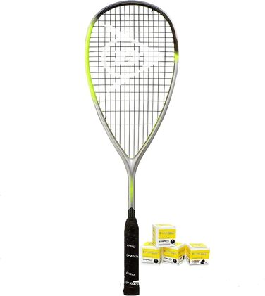 Сквош ракетка Dunlop Hyperfibre XT Revelation 125 + 3 м'ячі, різні моделі на вибір