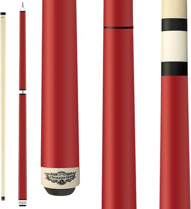 Чемпіон Серберус Ерос - професійний бик для більярду, 3-х частинний, 540-740 г, 22oz, TF-1 Red