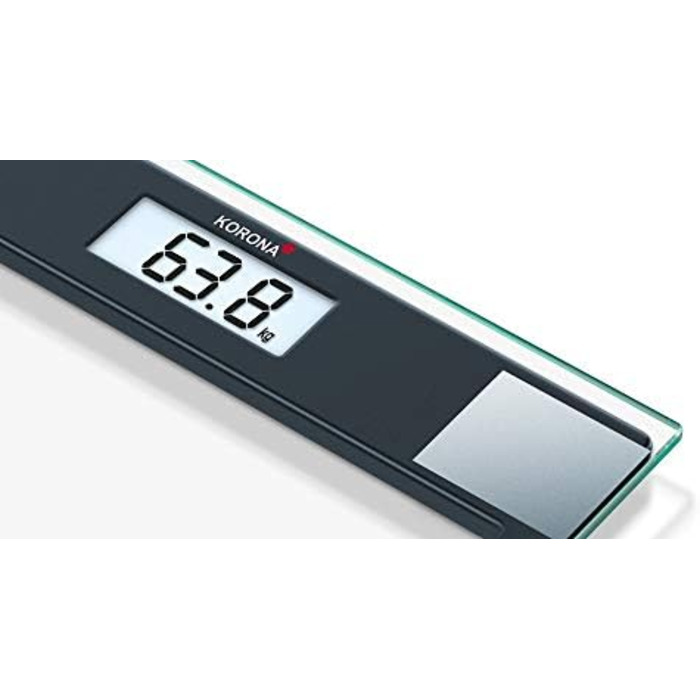 Скляні ваги Korona GABRIELA 150 кг, LCD, автоотключення, батарейки