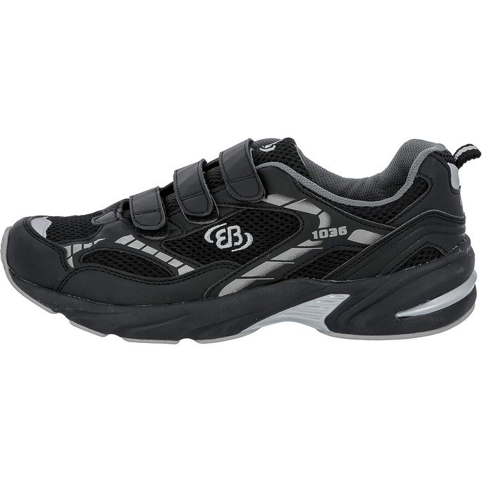 Кросівки для фітнесу Brütting Force V Unisex Біло-сині/Срібні (37 EU, Чорний/Сірий)