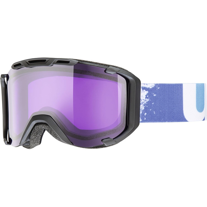Лижна маска Uvex Snowstrike унісекс, чорна, універсальний розмір