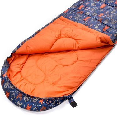 Спальний мішок дитячий Meteor Premium Ultraleicht для кемпінгу та подорожей (з рюкзаком)
