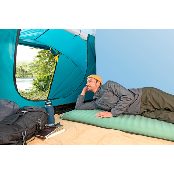 Самонадувний килимок для сну Bestway ComforTrek 183x63.5x7.6 см, односпальний, туристичний