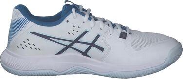 Жіноче спортивне взуття ASICS Gel-Tactic для гандболу, блакитно-біле, 400 (37 EU, White Indigo Blue)