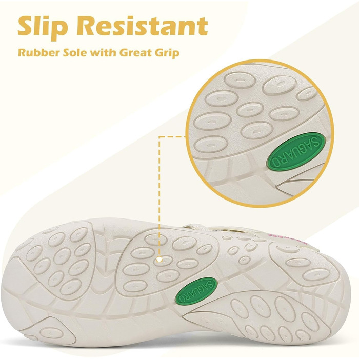 Трекінгові сандалії для жінок SAGUARO - зручні, дихаючі, розмір 36-42 (EU 42, бежеві)