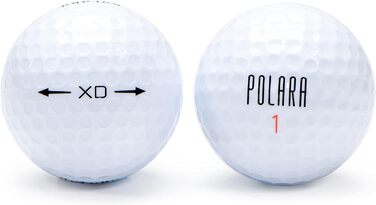 Гольф-м'ячі Polara Ultimate Straight Extra Spin Premium для дальності й корекції хука/слайсу, 12 шт.