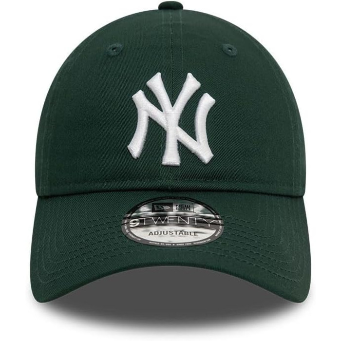 Кепка New Era MLB League Essential 9Twenty New York Yankees, регульована, зелена, один розмір