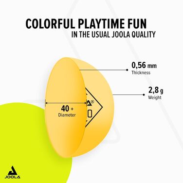 Набір кульок для настільного тенісу Joola Colorato (12 шт.)