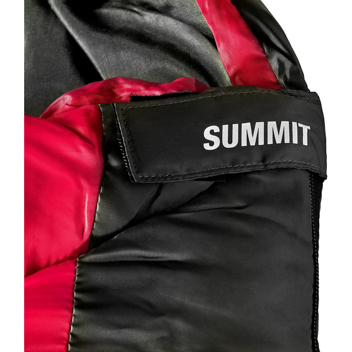 Червоний спальний мішок Kinder Schlafsack для дітей, 165 см, дихаючий та водонепроникний, для кемпінгу, з чохлом для зберігання