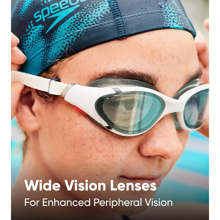 Унісекс окуляри для плавання Speedo Biofuse 2.0, універсальний розмір, зелено-сині