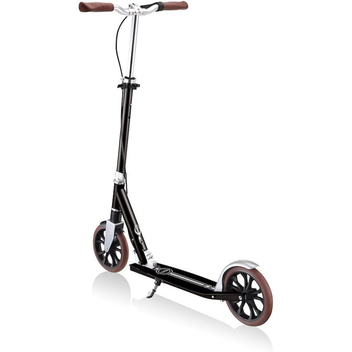 Самокат GLOBBER NL 205 Deluxe, 205 мм, ABEC 7, ручне гальмо, регульований, амортизація, складаний, чорний