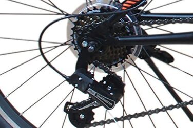 Гірський велосипед Talson 24 дюйми з амортизацією, Shimano 21 швидкість, освітлення