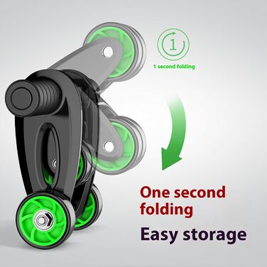 Ролер для пресу Bauchroller: тиха, складна модель 2024 року для чоловіків та жінок