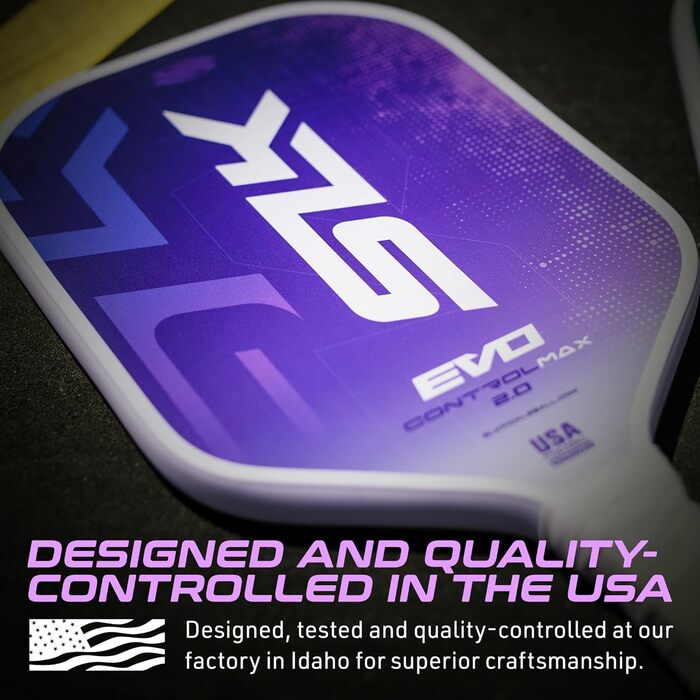 SLK Evo Hybrid & Soft: ракетка для піклболу з гібридним волокном, карбоном та полімерним ядром | 2024