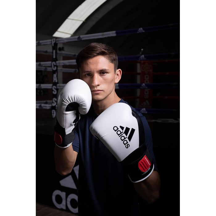 Боксерські рукавички Adidas Hybrid 250 Duo Lace з шнурівкою і липучкою, інноваційна комбінація для тренувань і змагань