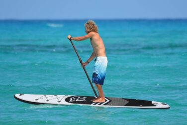 Надувна SUP-дошка Tigerxbang 320 см з комплектом аксесуарів, чорна