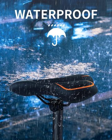 Велосипедне сідло MSDADA Gel MTB: комфортне, ергономічне, водонепроникне для MTB, BMX, шосе, міських велосипедів та спінбіків (чоловіче/жіноче)