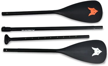 Надувна SUP-дошка Fuxtec 320×81×15 см з 3 плавниками, набір для сапсерфінгу, туристична, до 150 кг, з рюкзаком