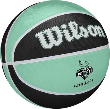 Баскетбольний м’яч WILSON WNBA Team Tribute для жінок, офіційний, розмір 6, New York Liberty