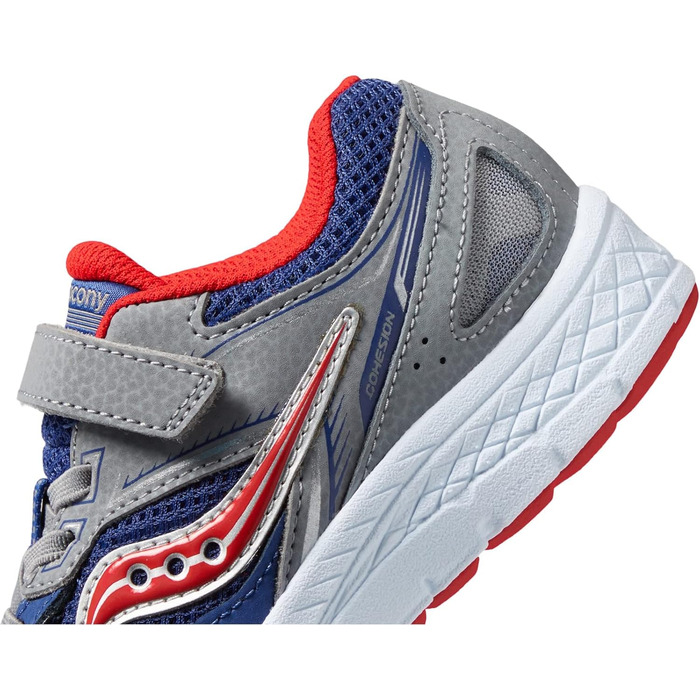 Дитячі кросівки Saucony Cohesion 14 з альтернативною застібкою (26 EU, темно-синій/червоний)