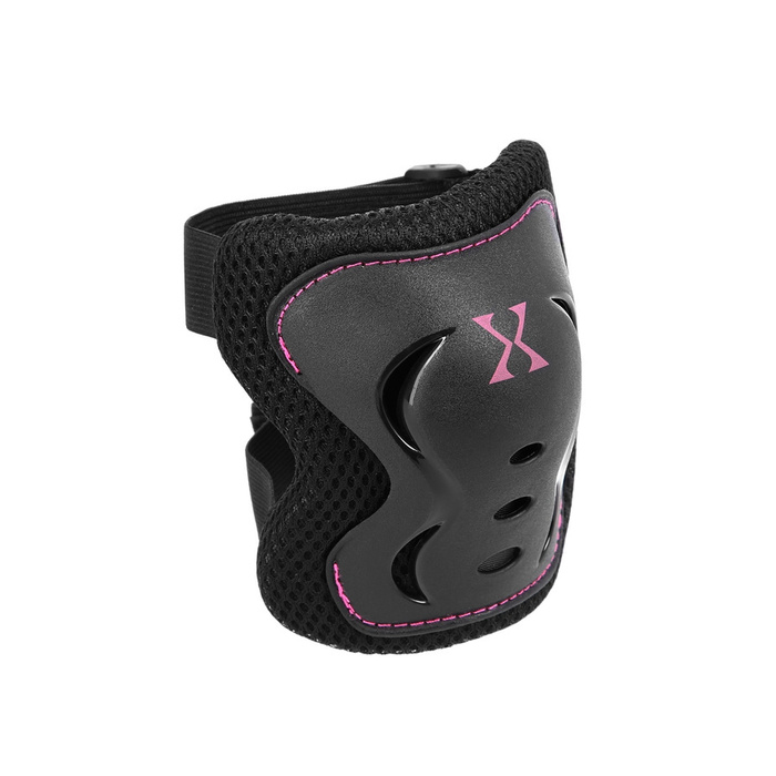 Дитячий велосипедний шолом з регулюванням + комплект захисту для скейту, розмір M