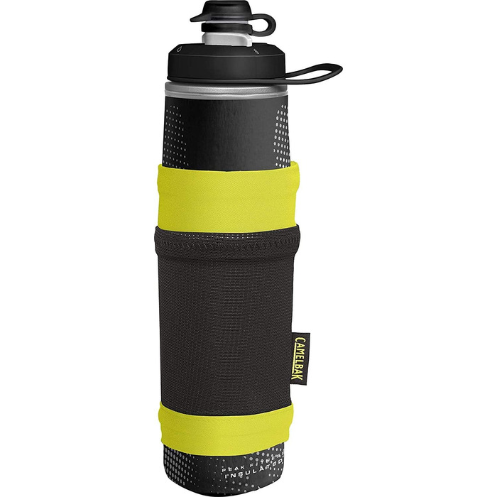 Пляшка для води CAMELBAK Peak Fitness Chill, ізольована, 710 мл, чорна/лайм, для спорту та фітнесу, унісекс