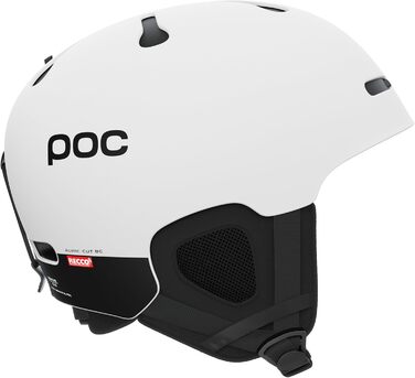 Універсальний лижний та сноубордичний шолом POC Auric Cut BC MIPS, ABS, розмір M-L (55-58 см), матовий білий