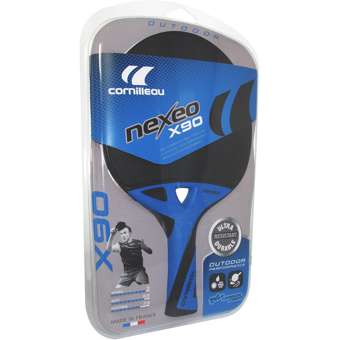 Тенісна ракетка Nexeo X90 Carbon, карбонова, для професіоналів