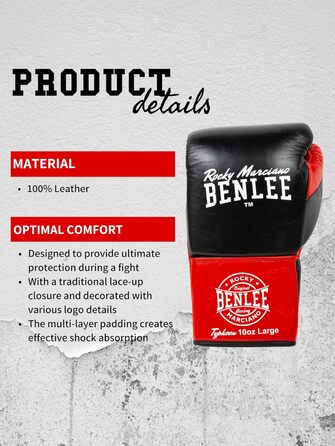 Боксерські рукавички BenLee Typhoon з натуральної шкіри