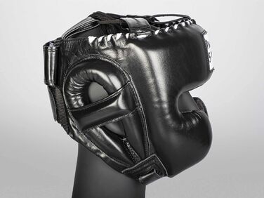 Захист голови Paffen Sport PRO Mexican для боксу, кікбоксингу, муай-тай (M/L, чорний)