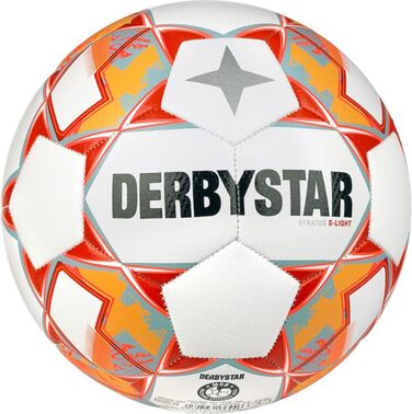 Футбольний м'яч Derbystar Stratos S-light V23 для юніорів, розмір 3, біло-зелений, унісекс