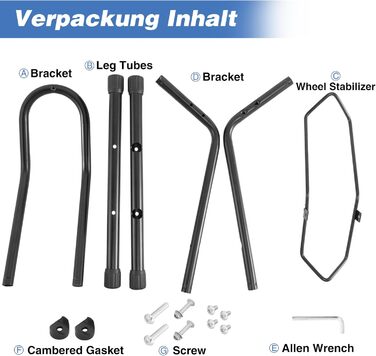 Підставка для велосипедів зі сталі, регульована, для 2 велосипедів. Стабільна підставка для MTB, шосе, електровелосипедів (2 шт.)